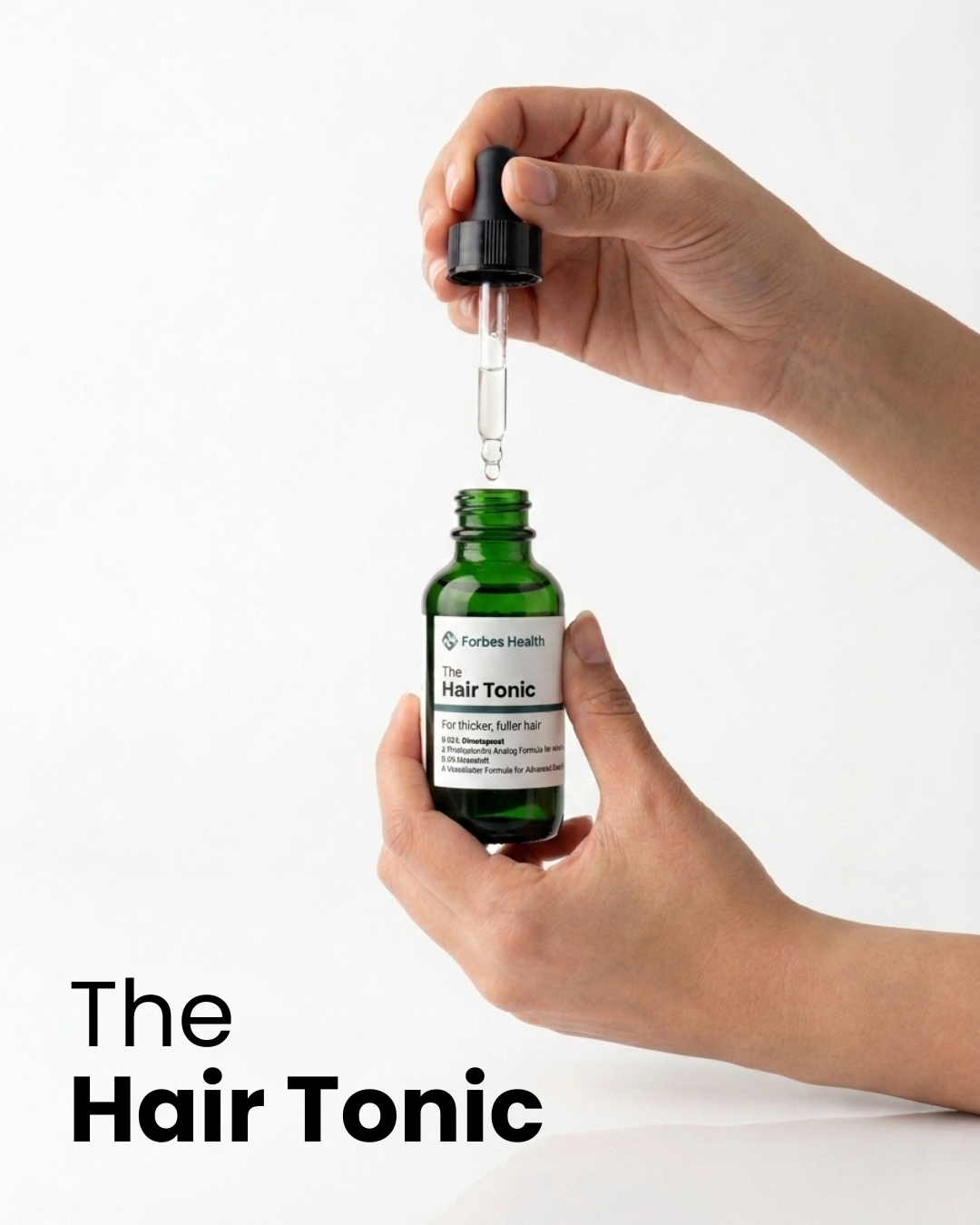 Forbes Health Hair Tonic bottle, for thicker fuller hair